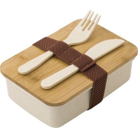 Lunch box en paille de blé