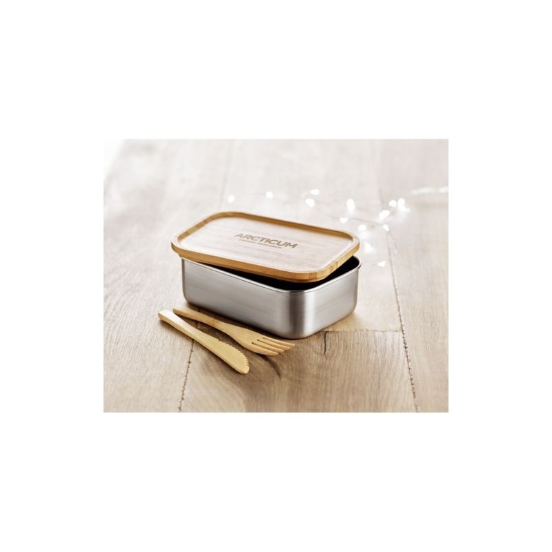 Lunch box en acier inox. 600ml