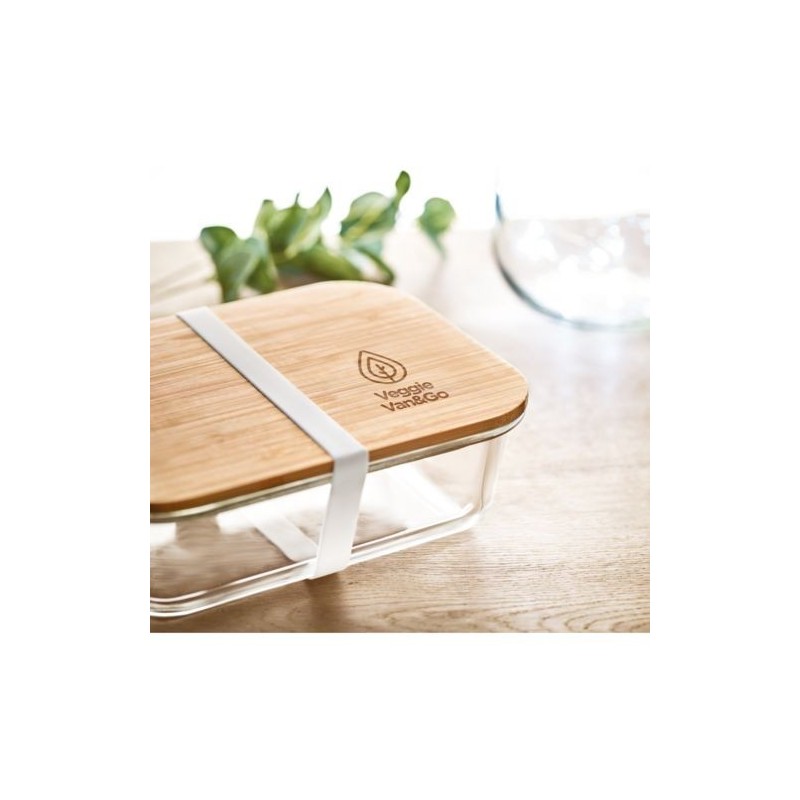 Lunchbox en verre et bambou